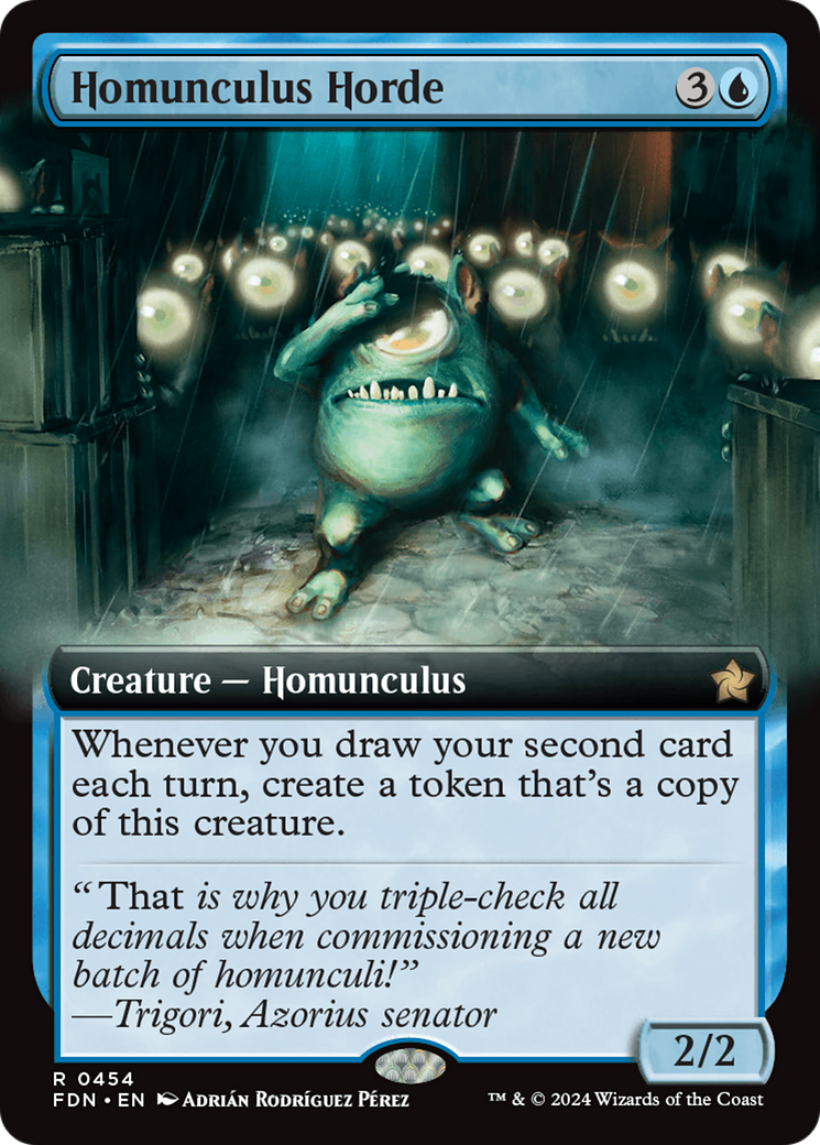 Homunculus Horde (Extended Art) [Foundations] | Spectrum Games