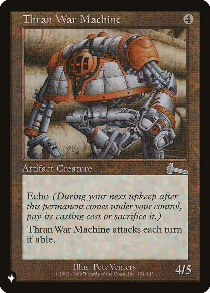 Thran War Machine [The List] | Spectrum Games