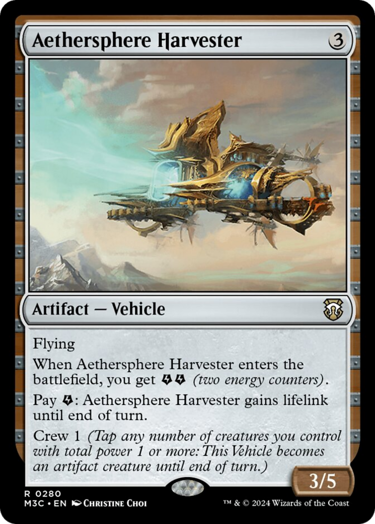 Aethersphere Harvester [Modern Horizons 3 Commander] | Spectrum Games
