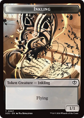 Inkling (0007) // Spirit (0011) Double-Sided Token [Secrets of Strixhaven Tokens] | Spectrum Games