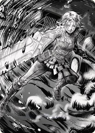 Nahiri, the Unforgiving 2 Art Card [Phyrexia: All Will Be One Art Series] | Spectrum Games