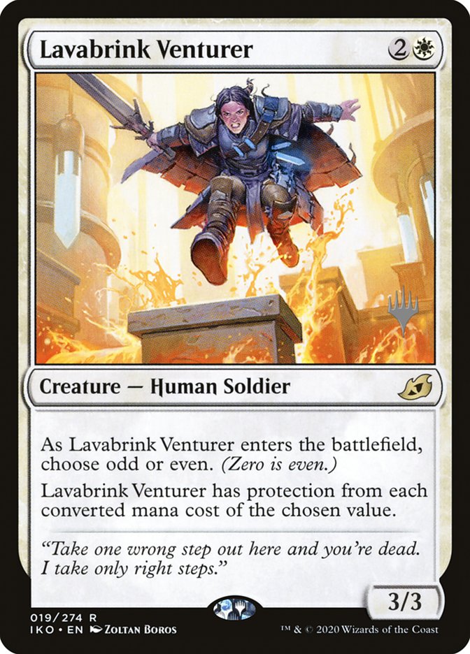 Lavabrink Venturer (Promo Pack) [Ikoria: Lair of Behemoths Promos] | Spectrum Games