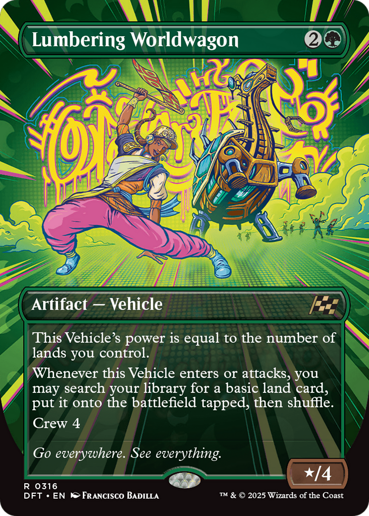 Lumbering Worldwagon (Borderless) [Aetherdrift] | Spectrum Games