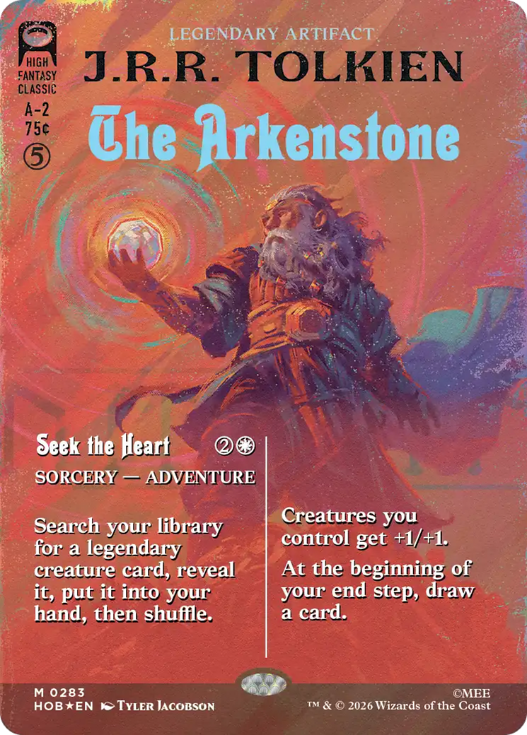The Arkenstone (Borderless) (Surge Foil) [The Hobbit] | Spectrum Games