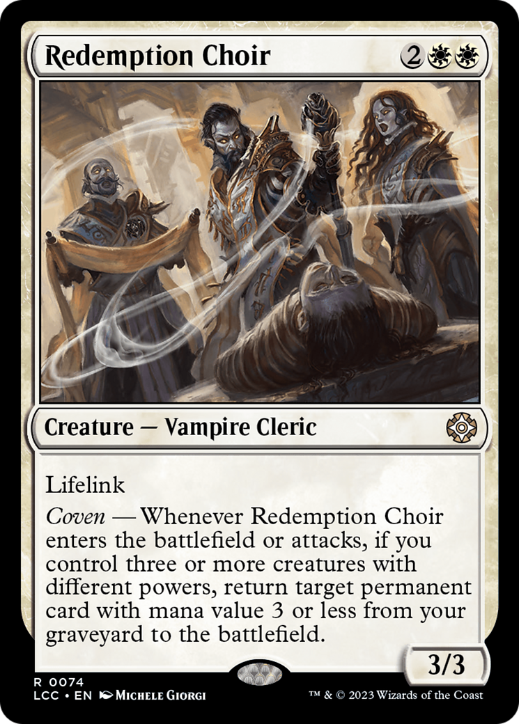Redemption Choir [The Lost Caverns of Ixalan Commander] | Spectrum Games