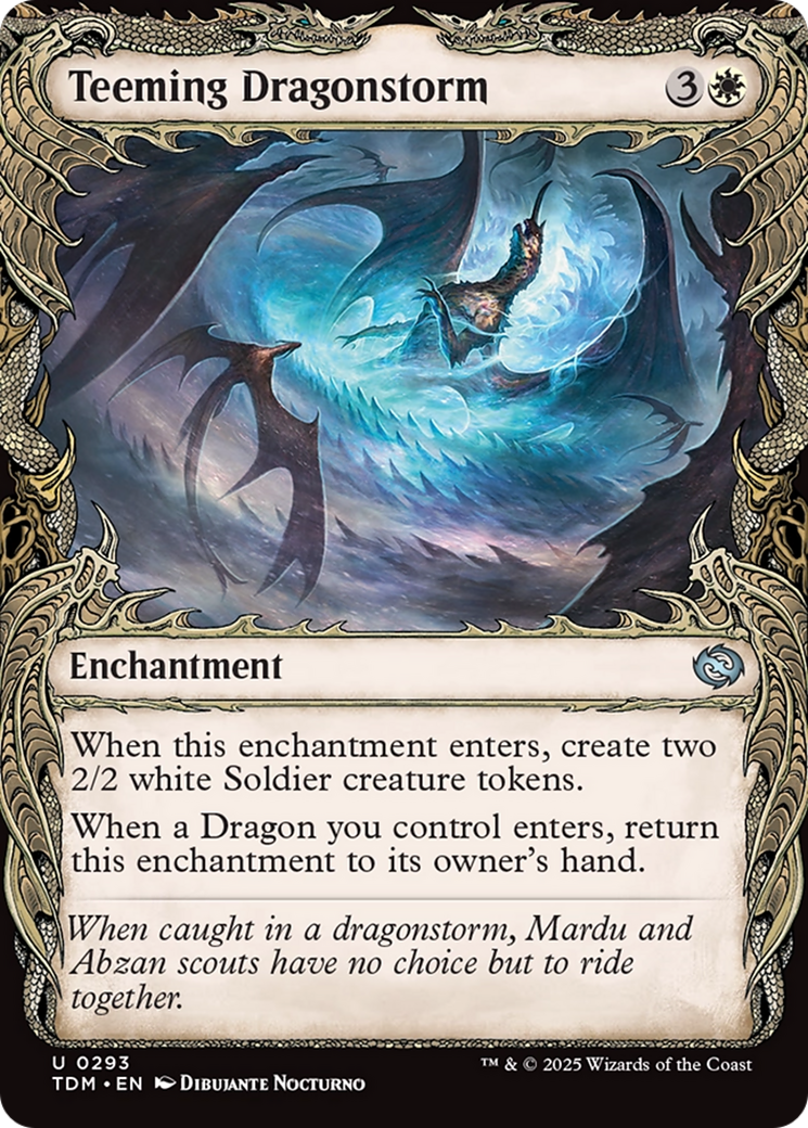 Teeming Dragonstorm (Showcase) [Tarkir: Dragonstorm] | Spectrum Games
