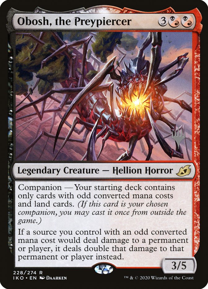 Obosh, the Preypiercer (Promo Pack) [Ikoria: Lair of Behemoths Promos] | Spectrum Games