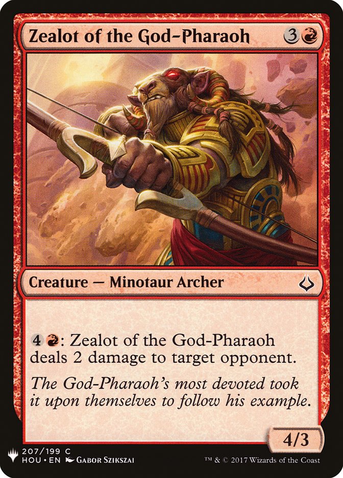 Zealot of the God-Pharaoh [Mystery Booster] | Spectrum Games