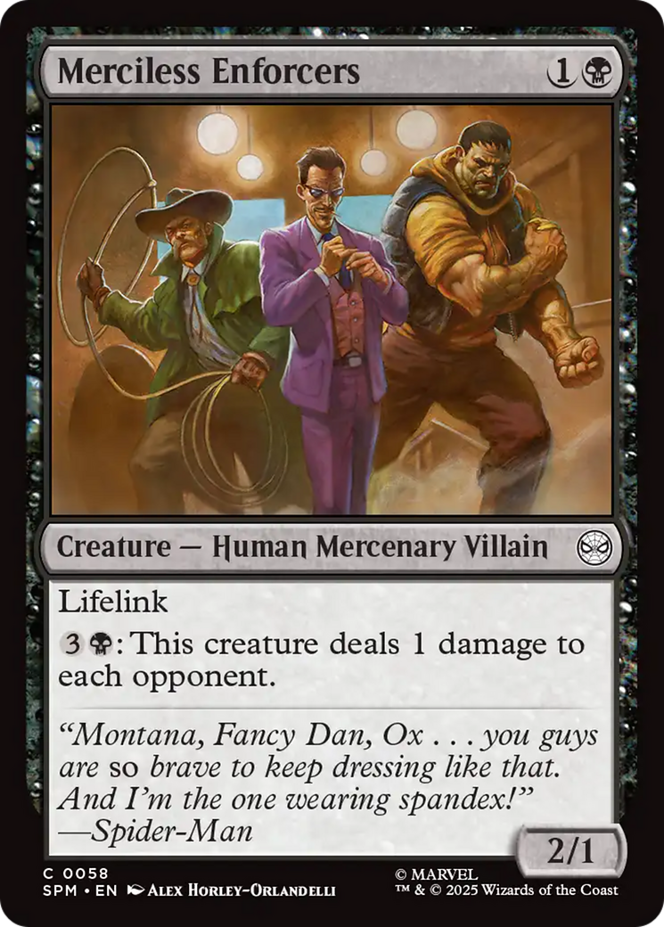 Merciless Enforcers [Marvel's Spider-Man] | Spectrum Games