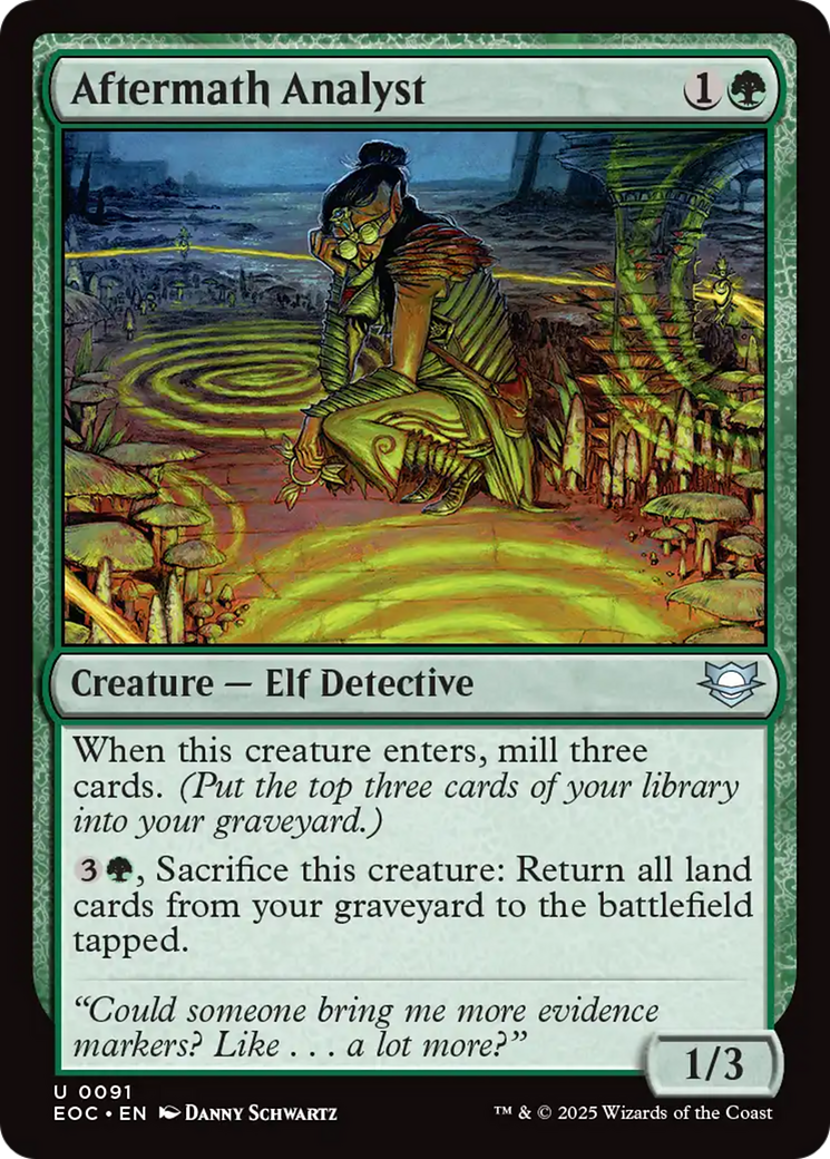 Aftermath Analyst [Edge of Eternities Commander] | Spectrum Games