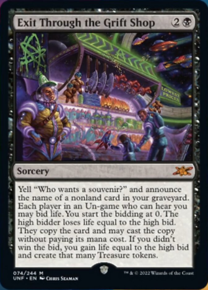 Exit Through the Grift Shop [Unfinity] | Spectrum Games