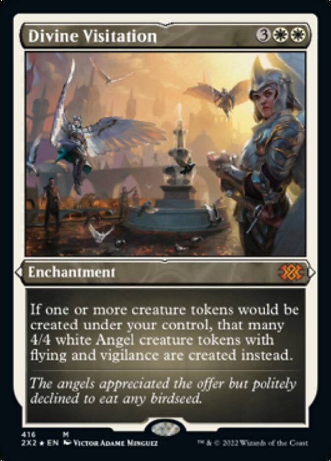 Divine Visitation (Foil Etched) [Double Masters 2022] | Spectrum Games