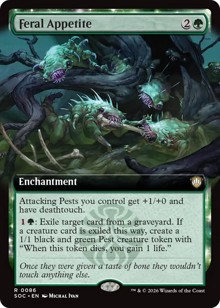 Feral Appetite (Extended Art) [Secrets of Strixhaven Commander] | Spectrum Games