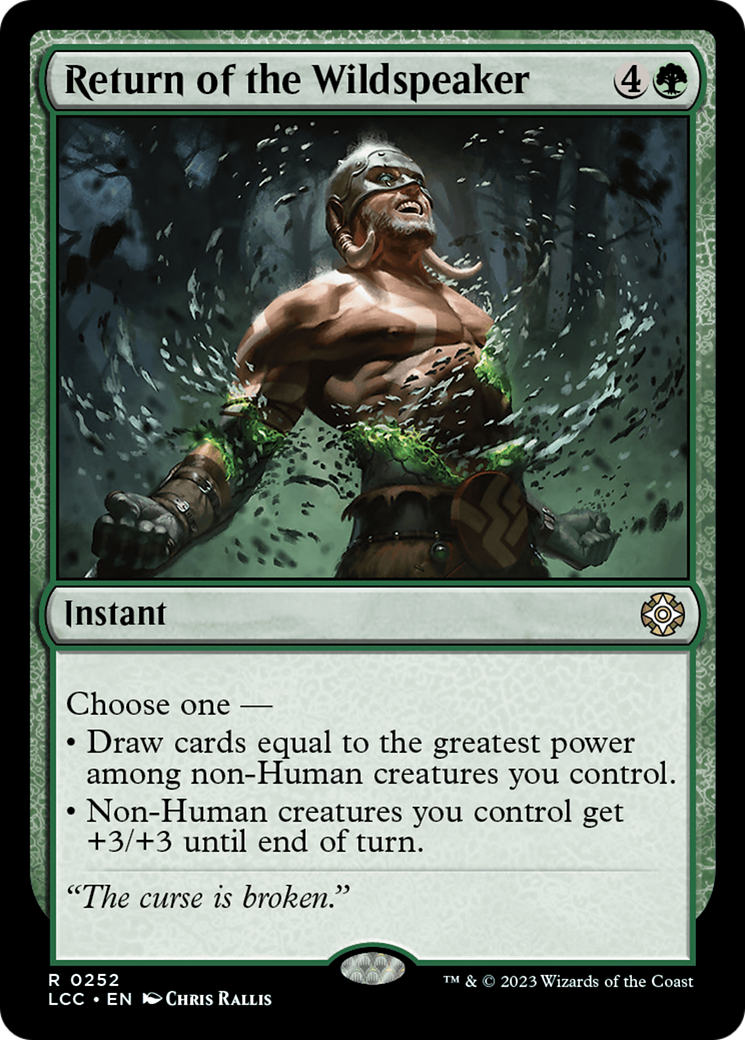 Return of the Wildspeaker [The Lost Caverns of Ixalan Commander] | Spectrum Games