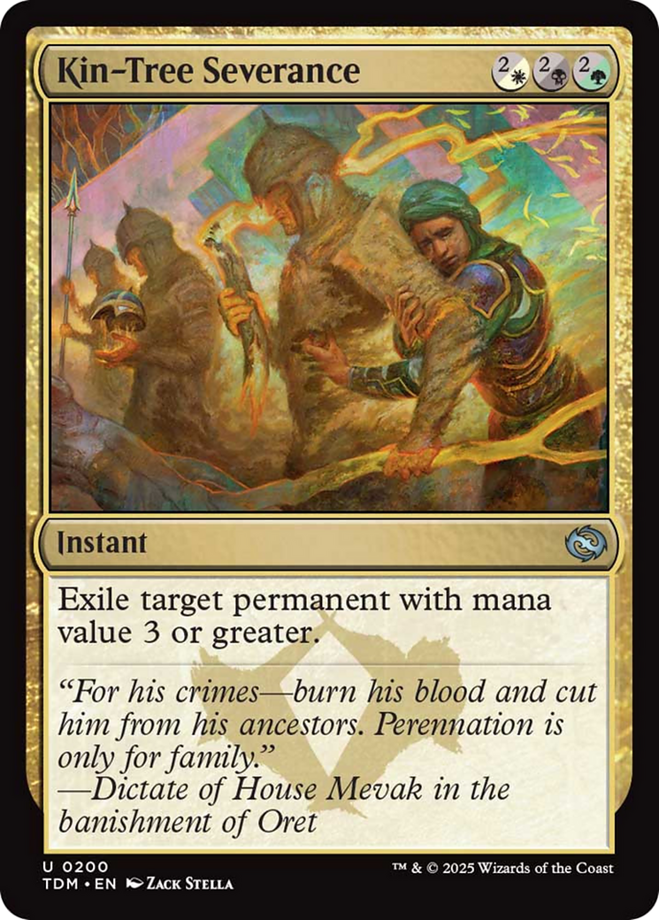 Kin-Tree Severance [Tarkir: Dragonstorm] | Spectrum Games
