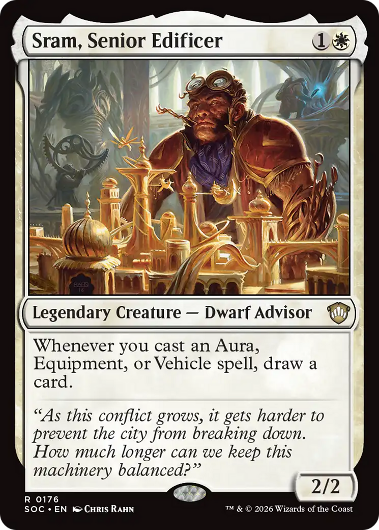 Sram, Senior Edificer [Secrets of Strixhaven Commander] | Spectrum Games