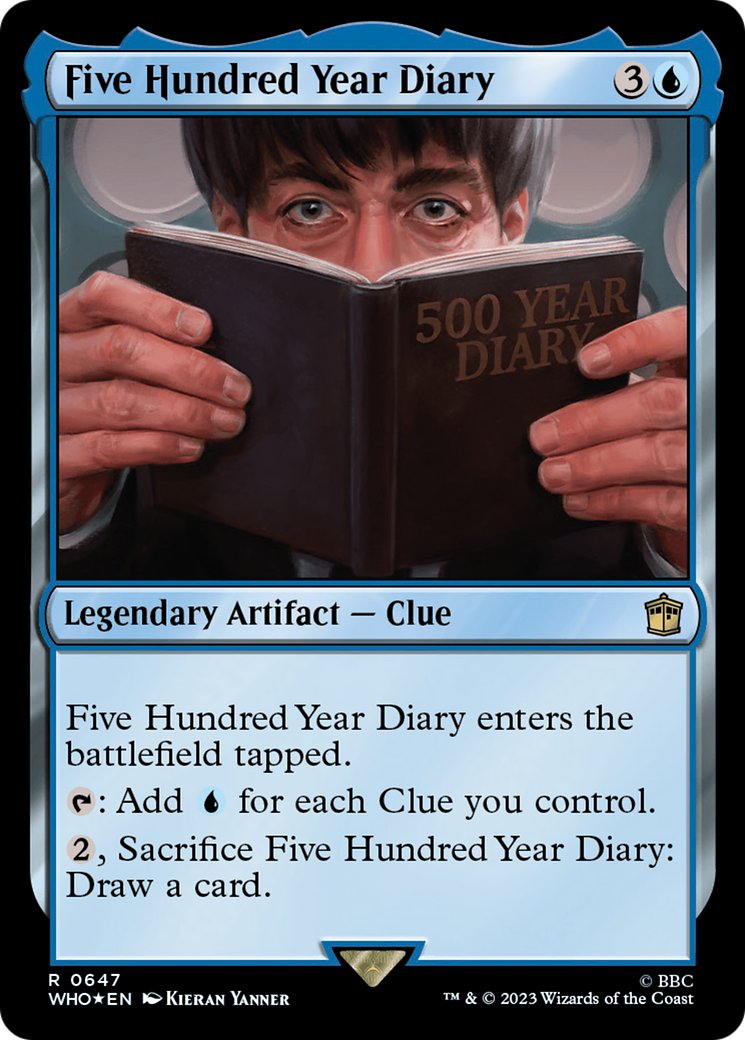 Five Hundred Year Diary (Surge Foil) [Doctor Who] | Spectrum Games