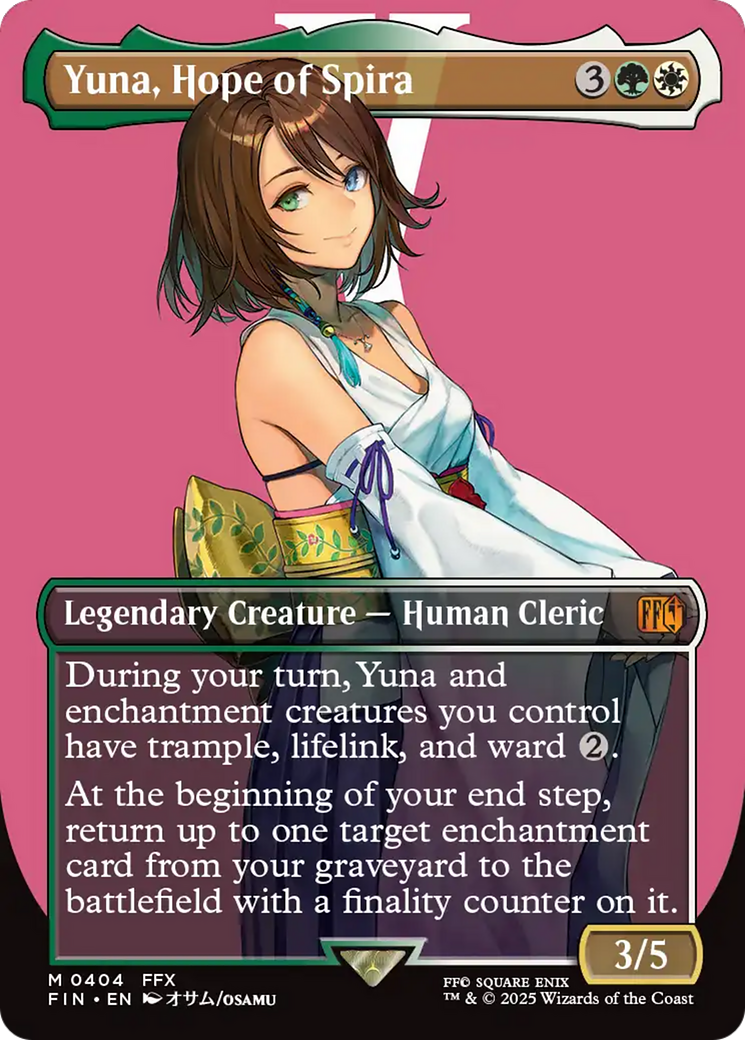 Yuna, Hope of Spira (Borderless) [FINAL FANTASY] | Spectrum Games