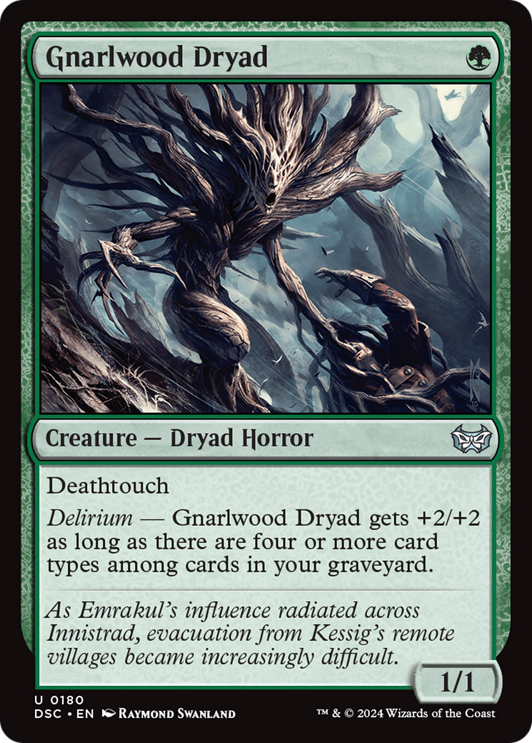 Gnarlwood Dryad [Duskmourn: House of Horror Commander] | Spectrum Games