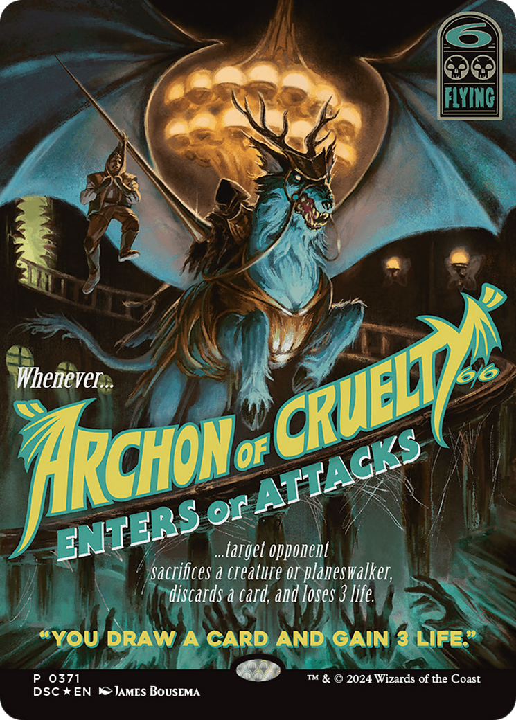 Archon of Cruelty (Showcase) [Duskmourn: House of Horror Commander] | Spectrum Games