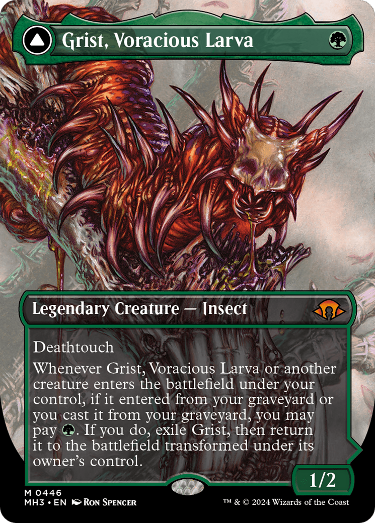 Grist, Voracious Larva // Grist, the Plague Swarm (Borderless) [Modern Horizons 3] | Spectrum Games