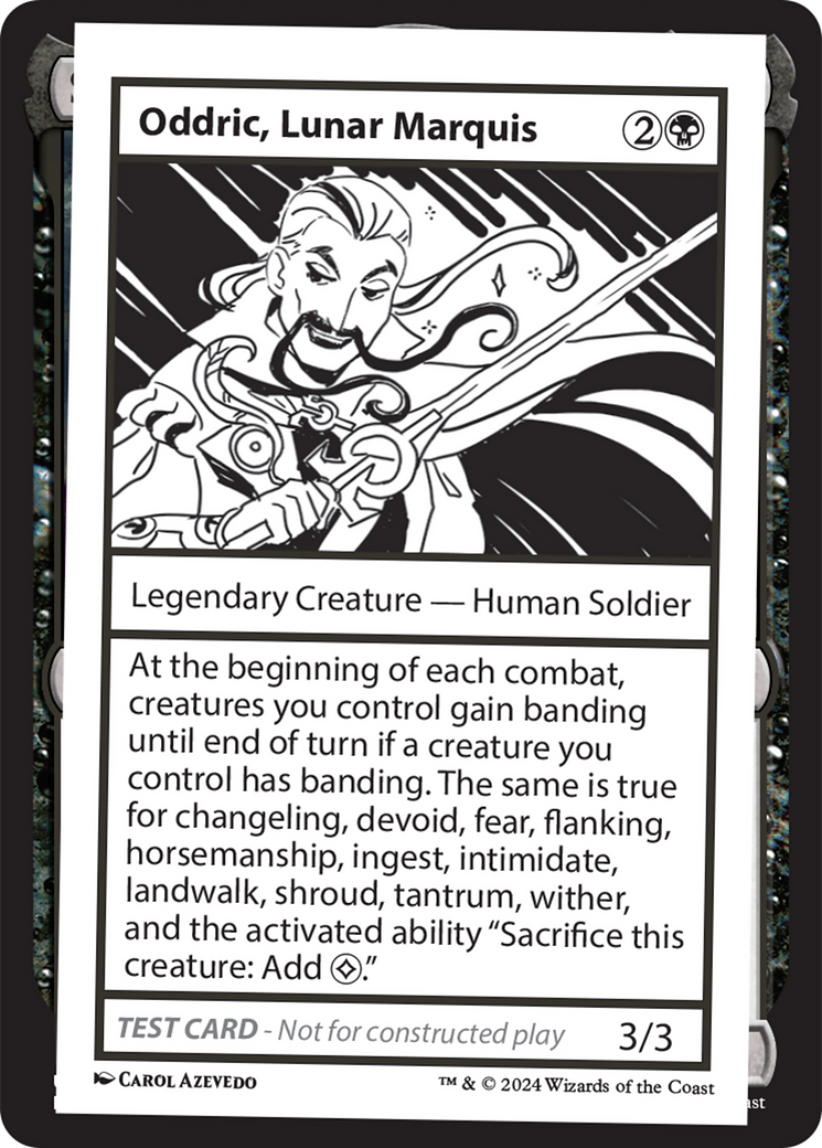 Oddric, Lunar Marquis [Mystery Booster 2 Playtest Cards] | Spectrum Games