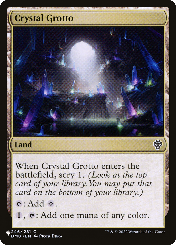 Crystal Grotto [The List Reprints] | Spectrum Games