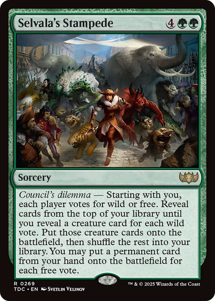 Selvala's Stampede [Tarkir: Dragonstorm Commander] | Spectrum Games