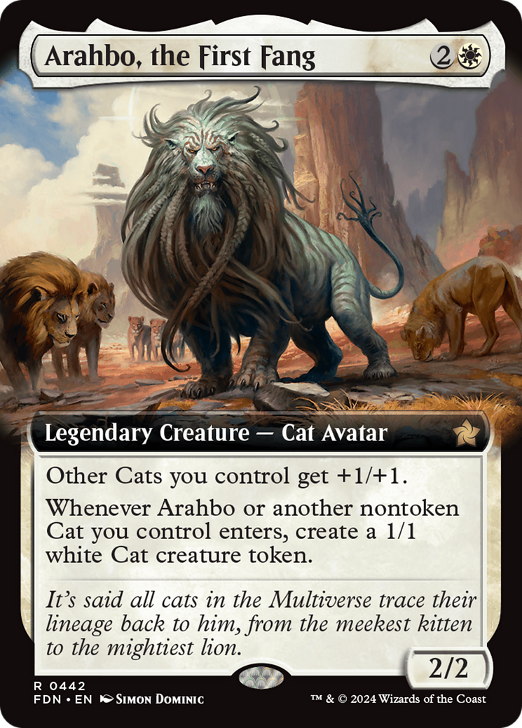 Arahbo, the First Fang (Extended Art) [Foundations] | Spectrum Games