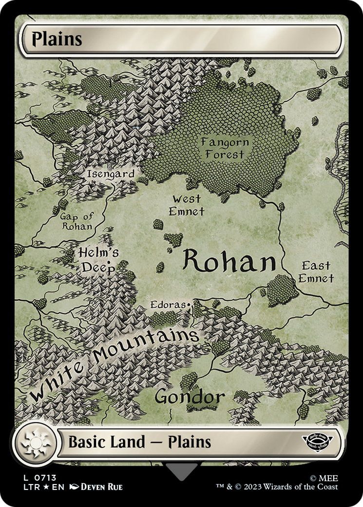 Plains (0713) (Surge Foil) [The Lord of the Rings: Tales of Middle-Earth] | Spectrum Games