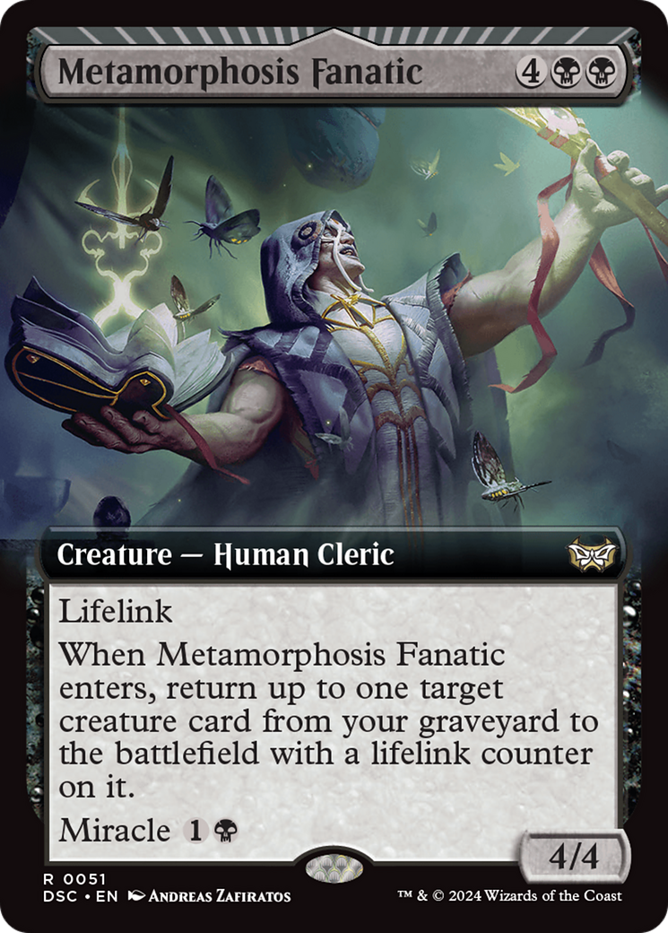 Metamorphosis Fanatic (Extended Art) [Duskmourn: House of Horror Commander] | Spectrum Games