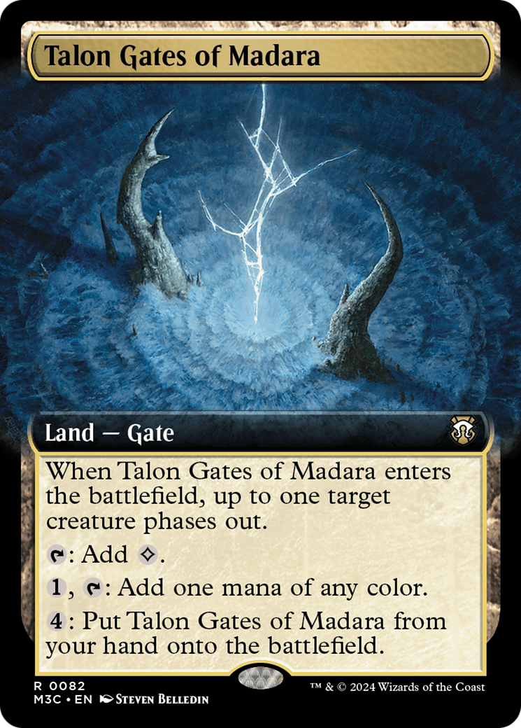 Talon Gates of Madara (Extended Art) (Ripple Foil) [Modern Horizons 3 Commander] | Spectrum Games