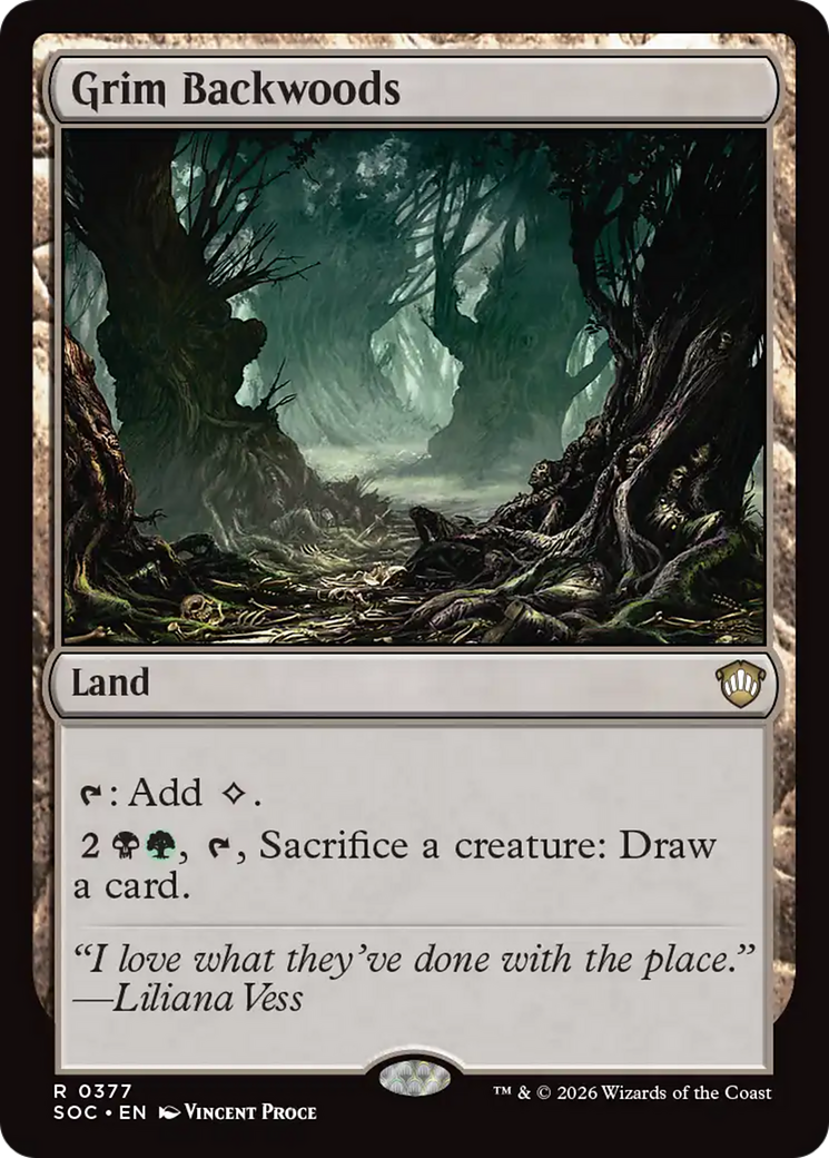 Grim Backwoods [Secrets of Strixhaven Commander] | Spectrum Games
