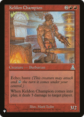 Keldon Champion [The List Reprints] | Spectrum Games