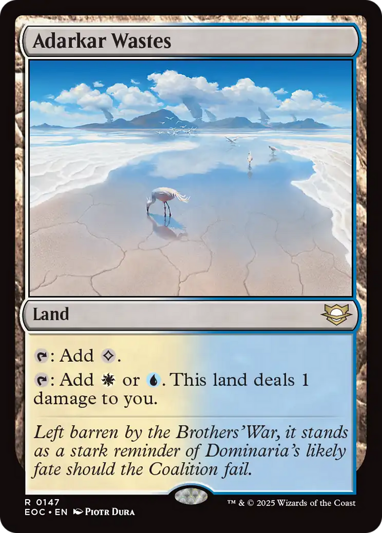 Adarkar Wastes [Edge of Eternities Commander] | Spectrum Games