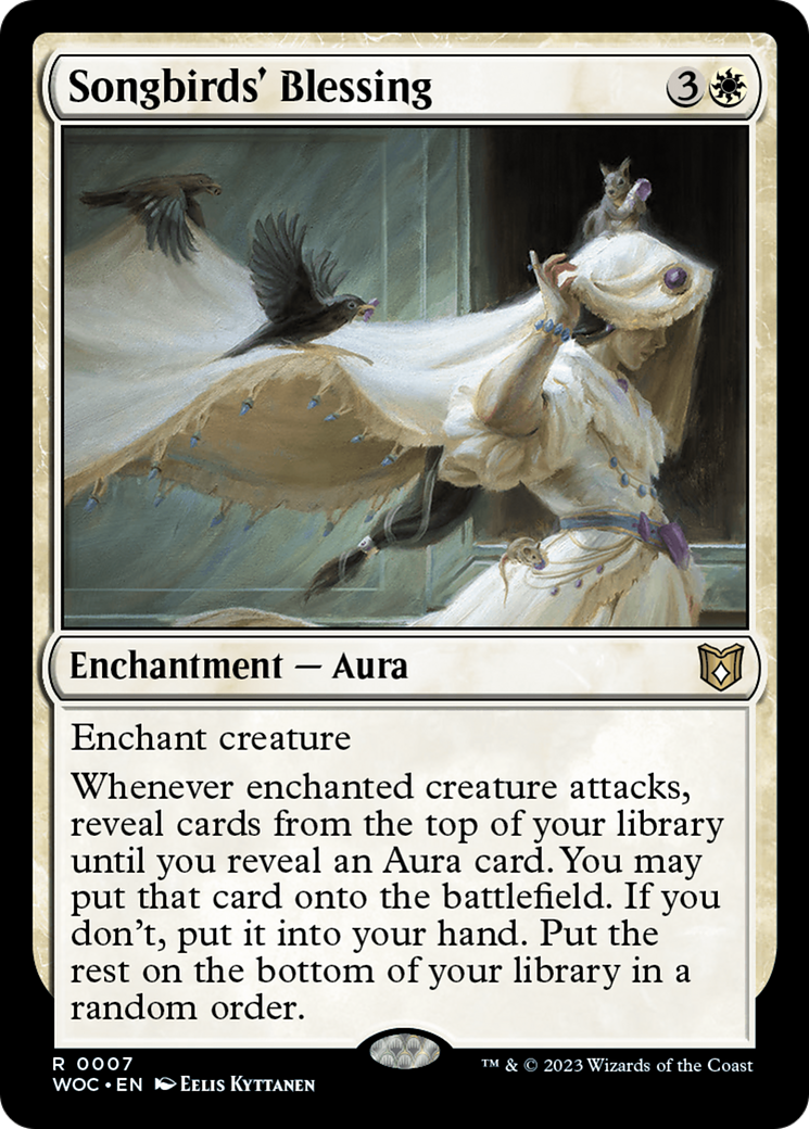 Songbirds' Blessing [Wilds of Eldraine Commander] | Spectrum Games