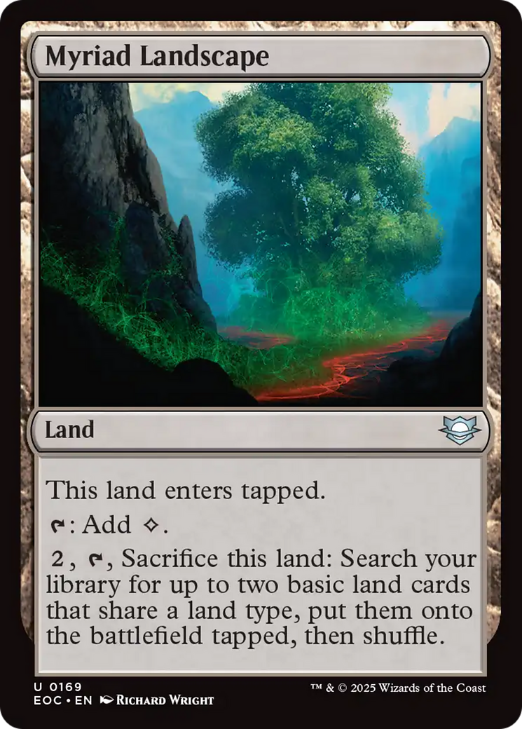 Myriad Landscape [Edge of Eternities Commander] | Spectrum Games