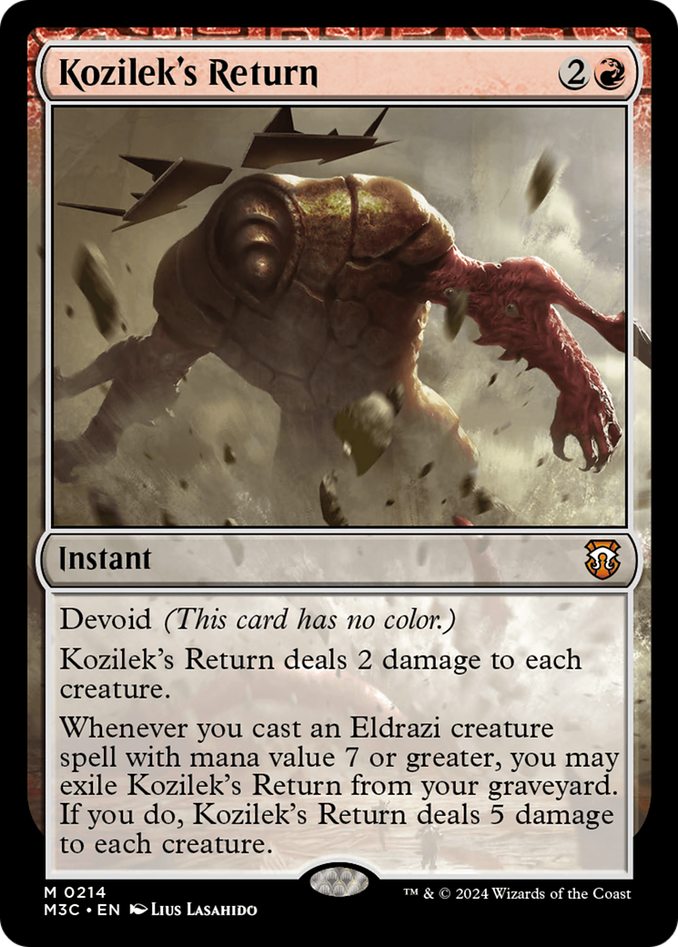 Kozilek's Return (Ripple Foil) [Modern Horizons 3 Commander] | Spectrum Games