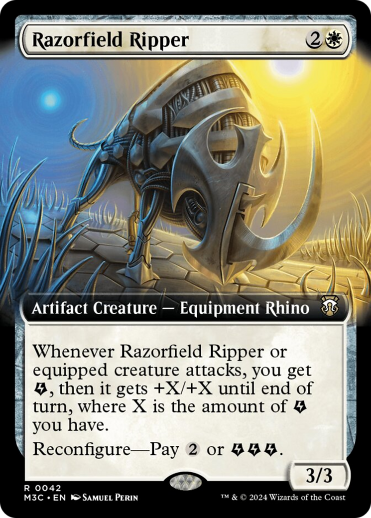 Razorfield Ripper (Extended Art) (Ripple Foil) [Modern Horizons 3 Commander] | Spectrum Games