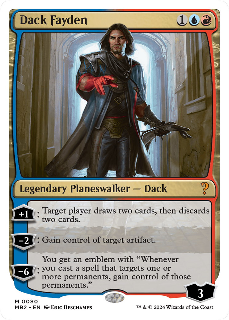 Dack Fayden (White Border) [Mystery Booster 2] | Spectrum Games