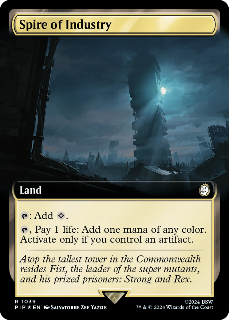 Spire of Industry (Extended Art) (Surge Foil) [Fallout] | Spectrum Games