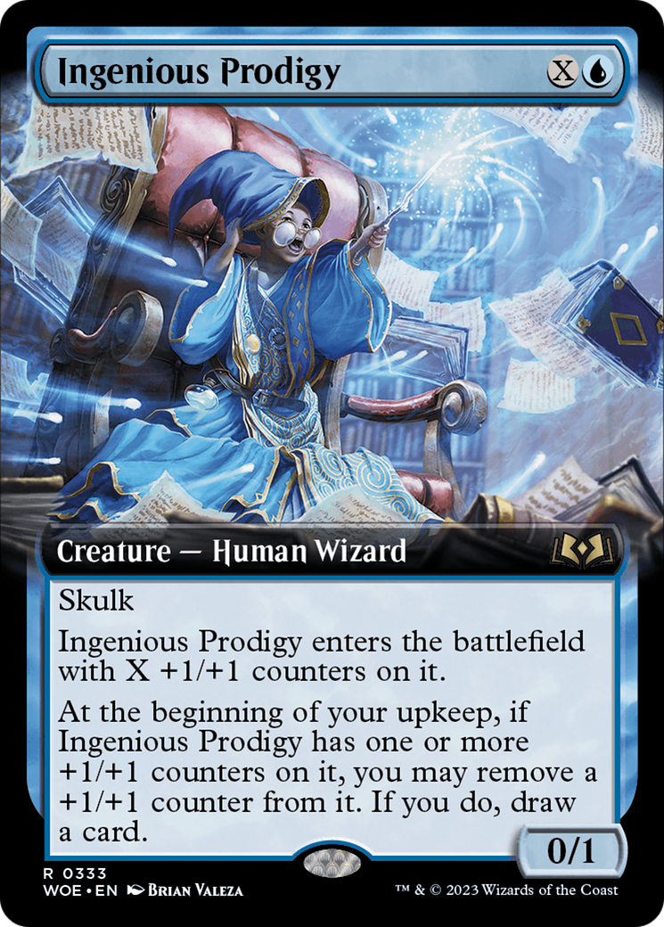 Ingenious Prodigy (Extended Art) [Wilds of Eldraine] | Spectrum Games