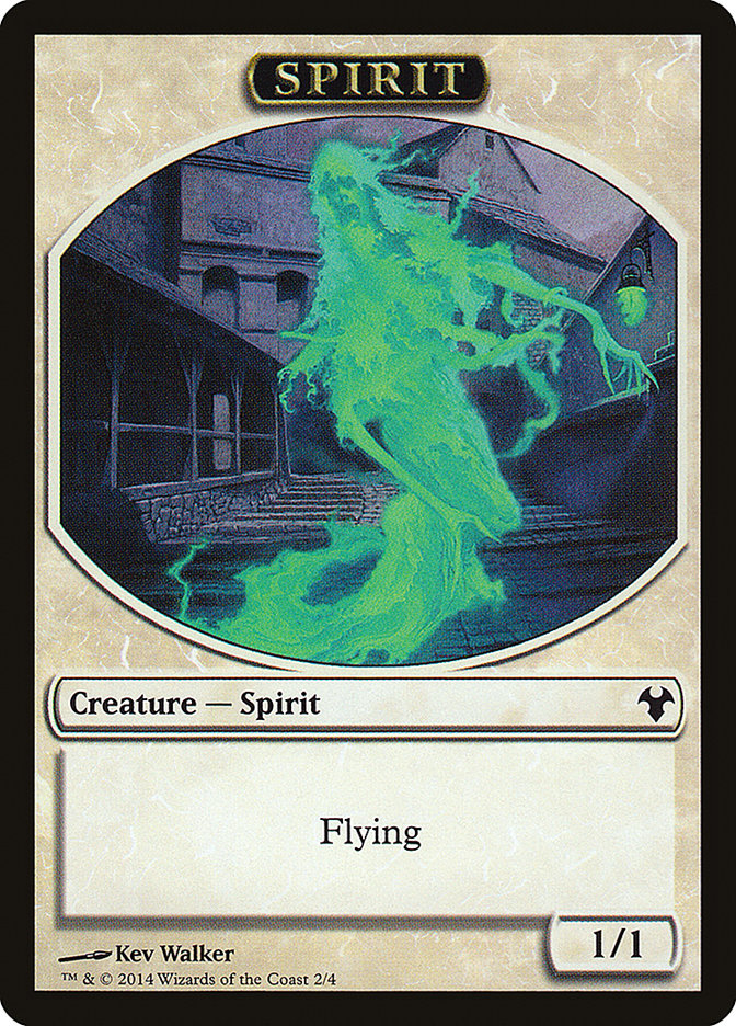 Myr // Spirit Double-Sided Token [Modern Event Deck 2014 Tokens] | Spectrum Games