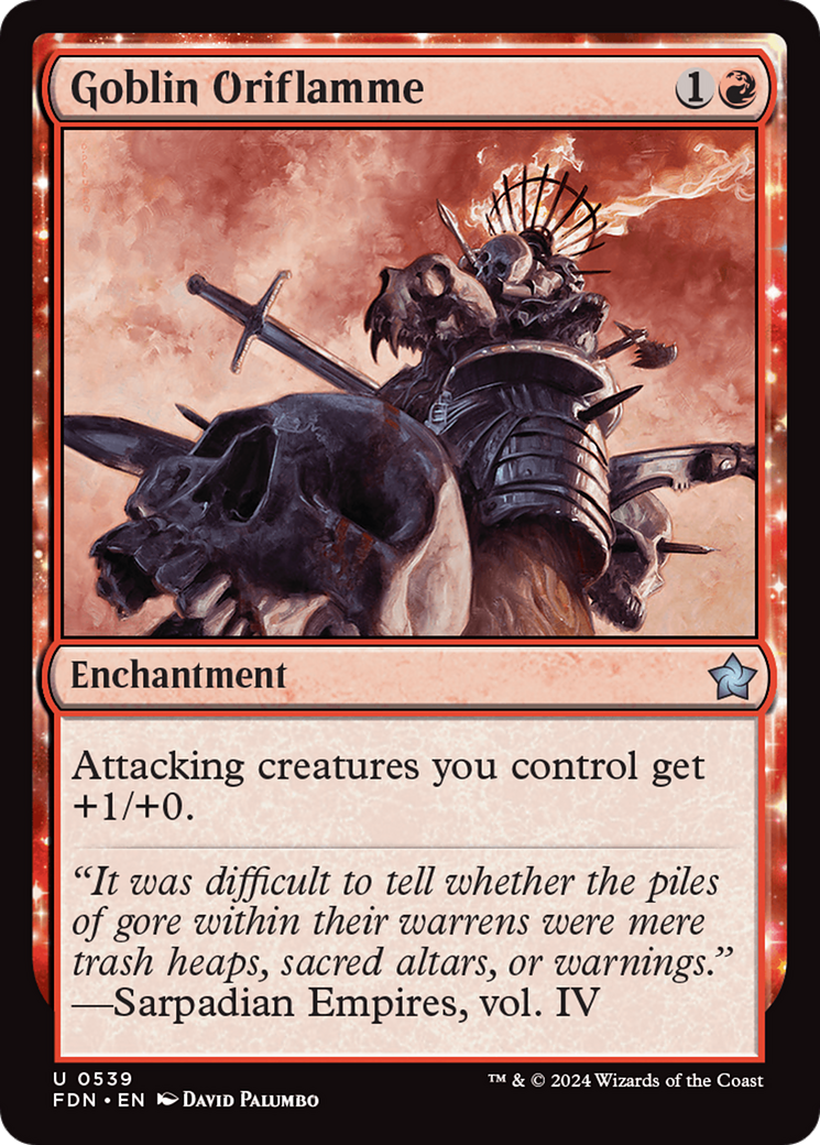 Goblin Oriflamme [Foundations] | Spectrum Games