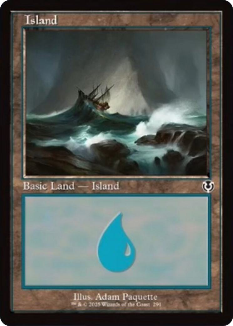 Island (291) (Retro Frame) [Innistrad Remastered] | Spectrum Games