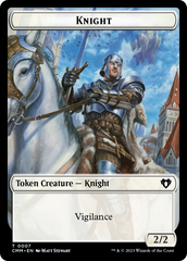 Eldrazi // Knight Double-Sided Token [Commander Masters Tokens] | Spectrum Games