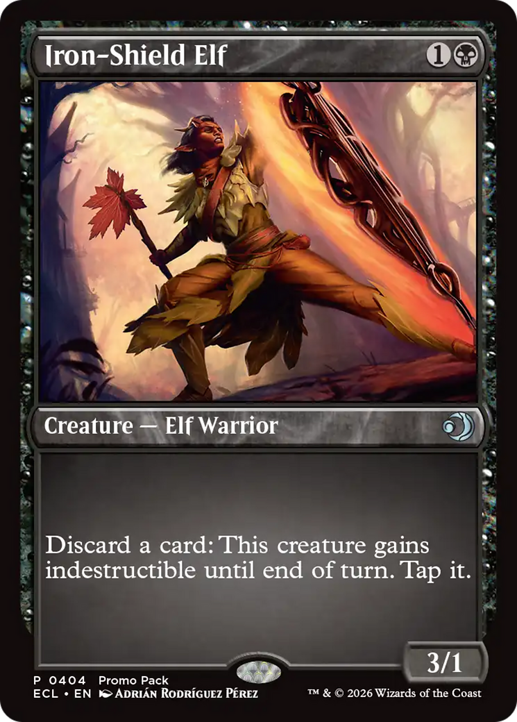 Iron-Shield Elf [Lorwyn Eclipsed Promos] | Spectrum Games