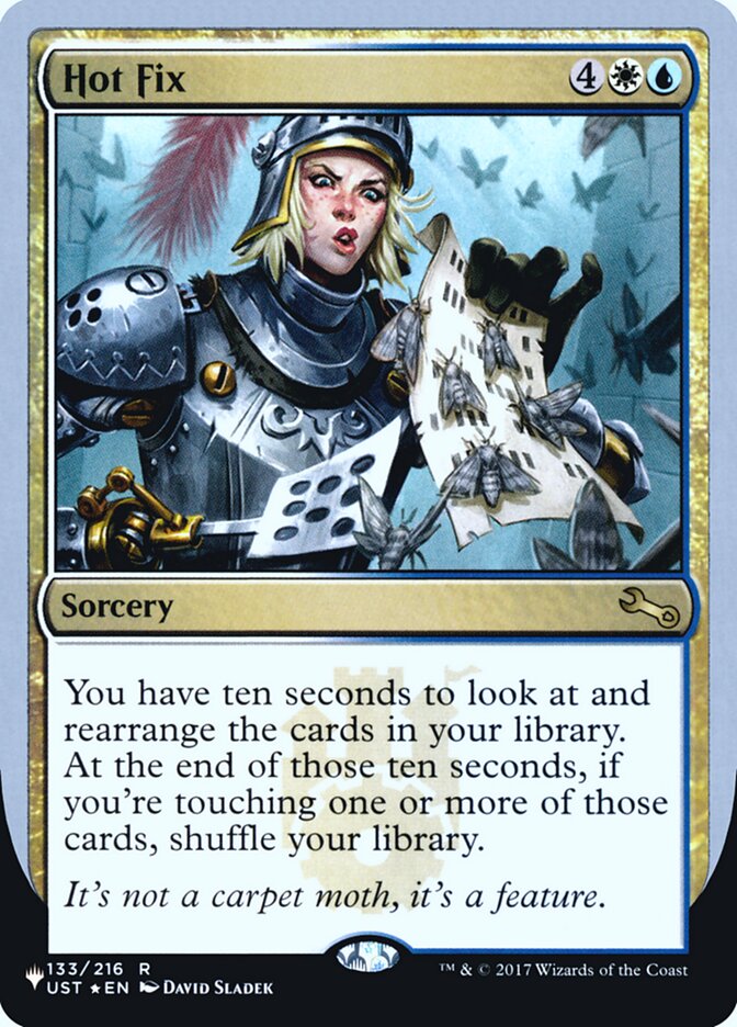 Hot Fix (Unfinity Foil Edition) [The List] | Spectrum Games
