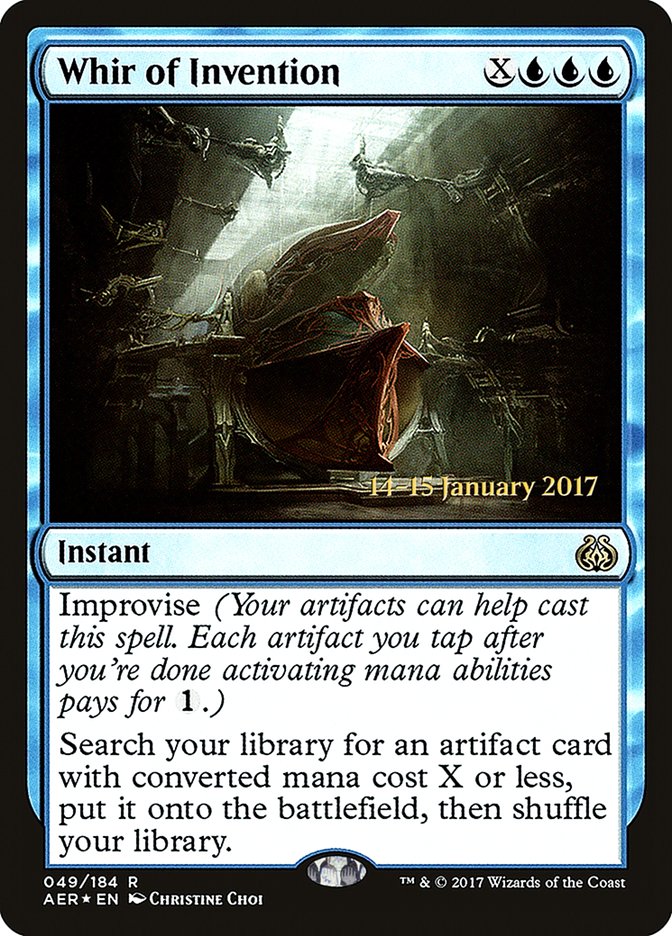 Whir of Invention [Aether Revolt Prerelease Promos] | Spectrum Games