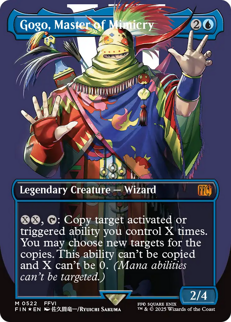 Gogo, Master of Mimicry (Borderless) (Surge Foil) [FINAL FANTASY] | Spectrum Games